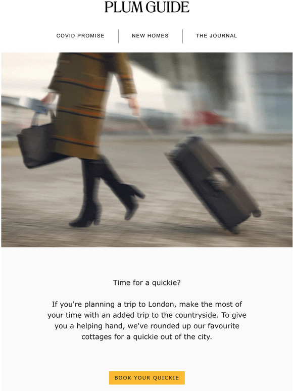 Time escapes. So should you.