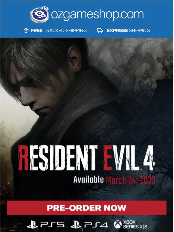 🧟 PRE-ORDER RESIDENT EVIL 4 REMAKE TODAY!