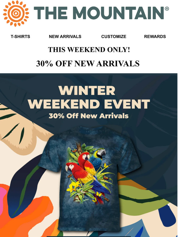 Yes! 30% OFF New Arrivals is Happening