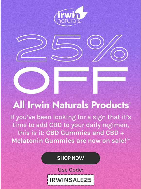 We 💚 CBD — And It’s All On Sale!†