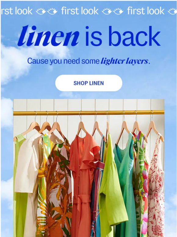 Marshalls First look The linen shop Milled