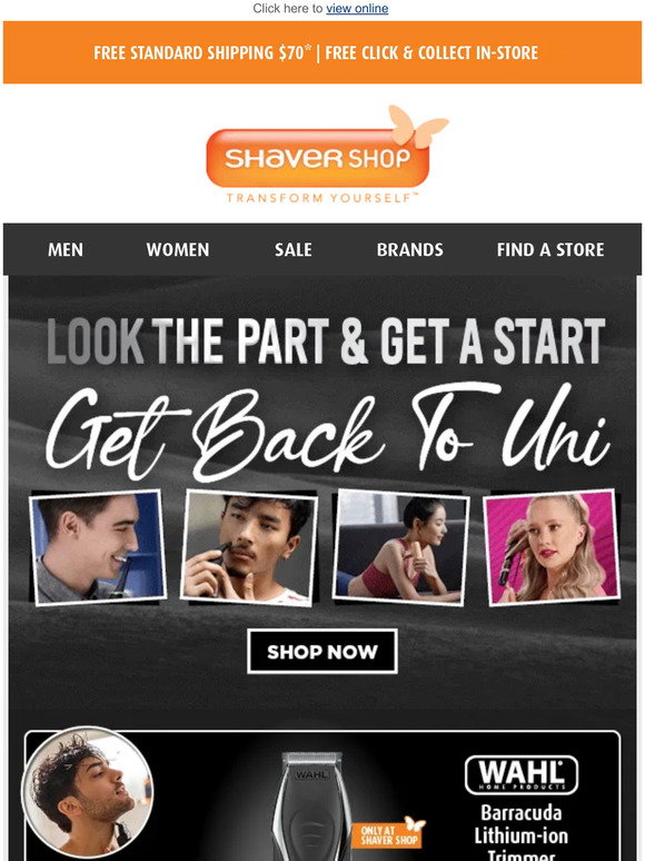 Shaver Shop (AU) 🎓 Get Ready to Go Back to Uni with These Essentials