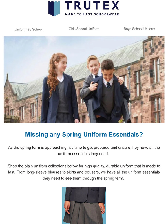 School Uniform Essentials!