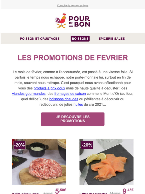 Les bonnes affaires de Février 👍