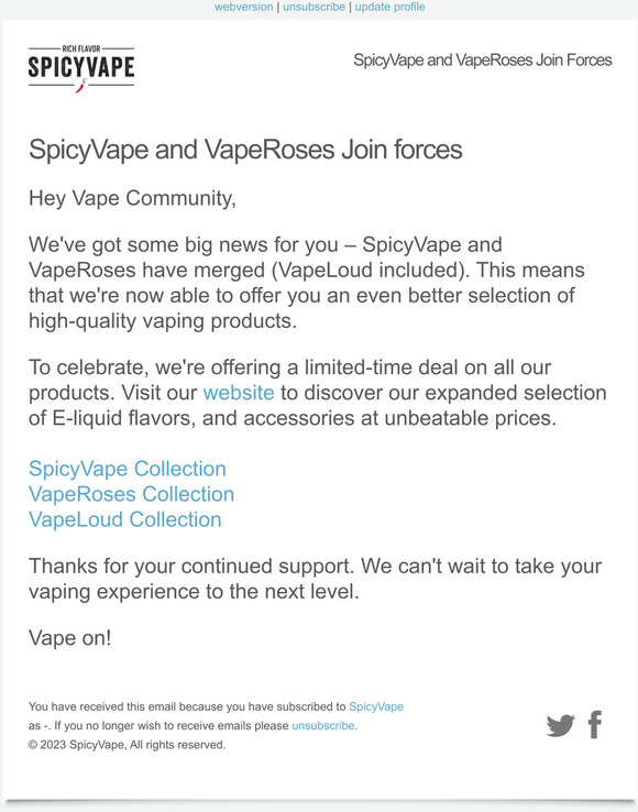 SpicyVape and VapeRoses Join Forces