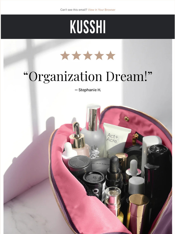 More Organized = Less Stress
