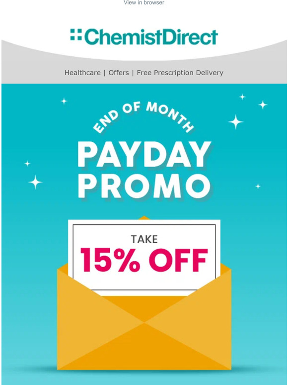 Shop with 15% OFF!
