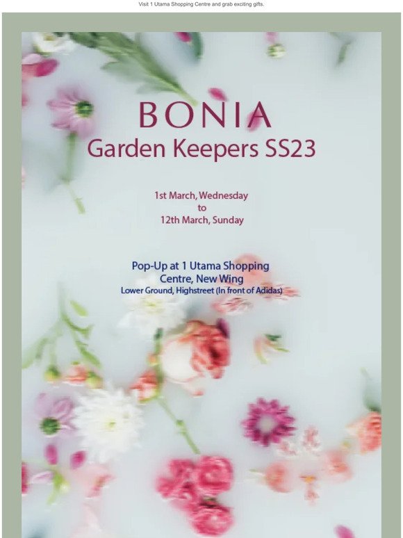 BONIA Spring Summer 2023 Collection: Garden Keepers