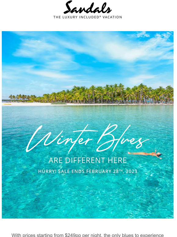 3 Days Left for Our Winter Blues Sale to End!