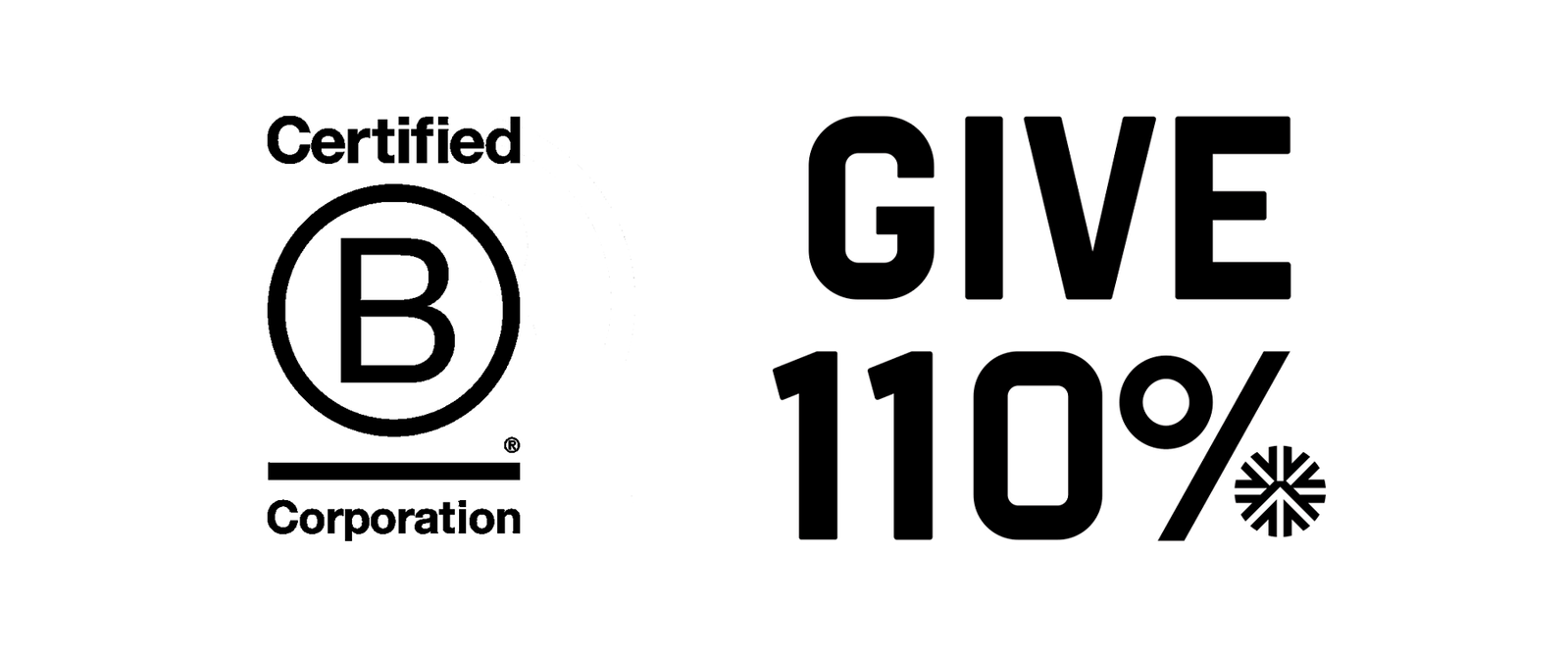 Certified B Corp / Give 110%