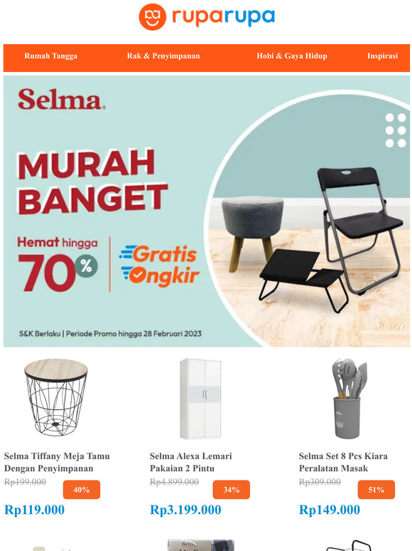 Diskon SELMA jadi Murah Banget 😍