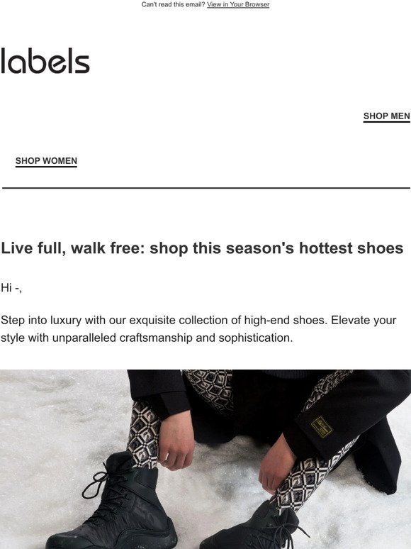 Live full, walk free: shop this season's hottest shoes