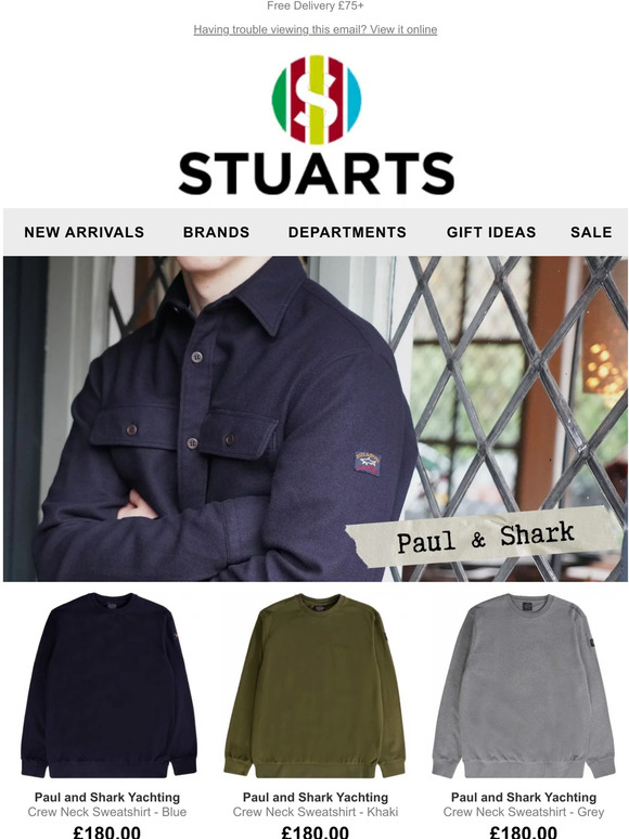 Payday Arrivals from Paul & Shark, Emporio Armani & more...👌