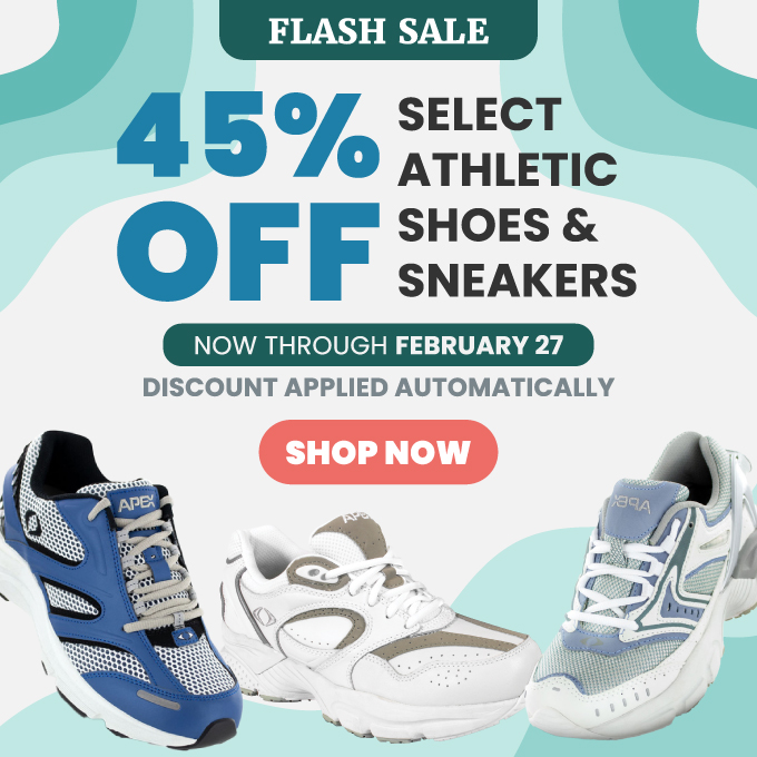 Apex Foot 45 Off Select Athletic Shoes and Sneakers Happening Now Milled