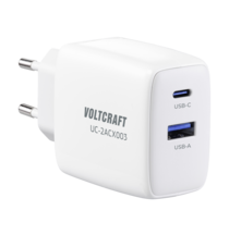 VOLTCRAFT GaN VC-13091935 USB nabíjačka do interiéru Výstupný prúd (max.) 3.25 A 2 x USB-C®, USB A