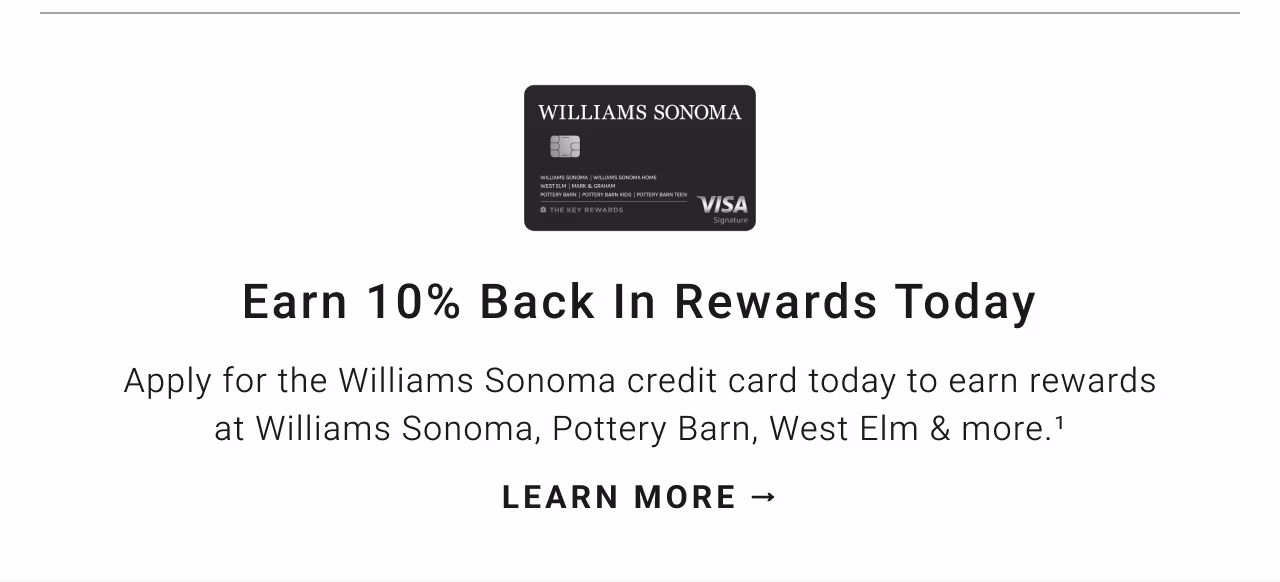 Earn 10% Back In Rewards Today - LEARN MORE