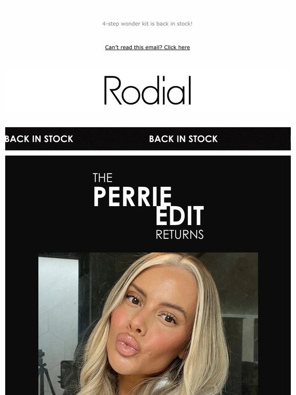 Back In Stock: The Perrie Edit volume 2 for only £55!