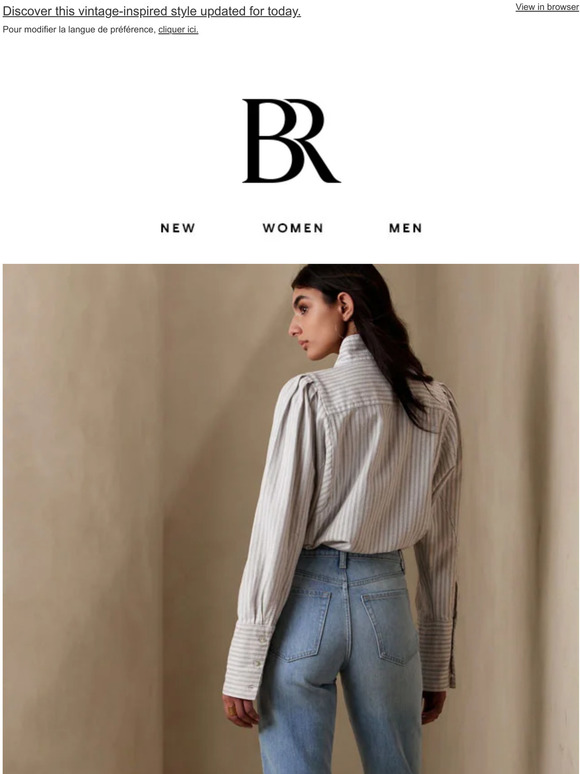 New In Denim: The Rigid Bootcut Jean