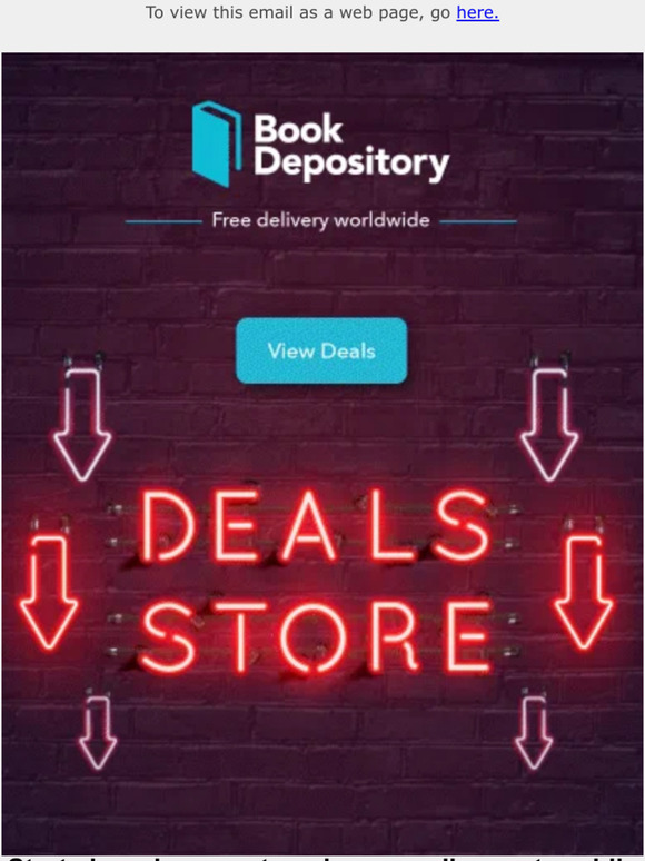 Up to 50% off Hundreds of Books