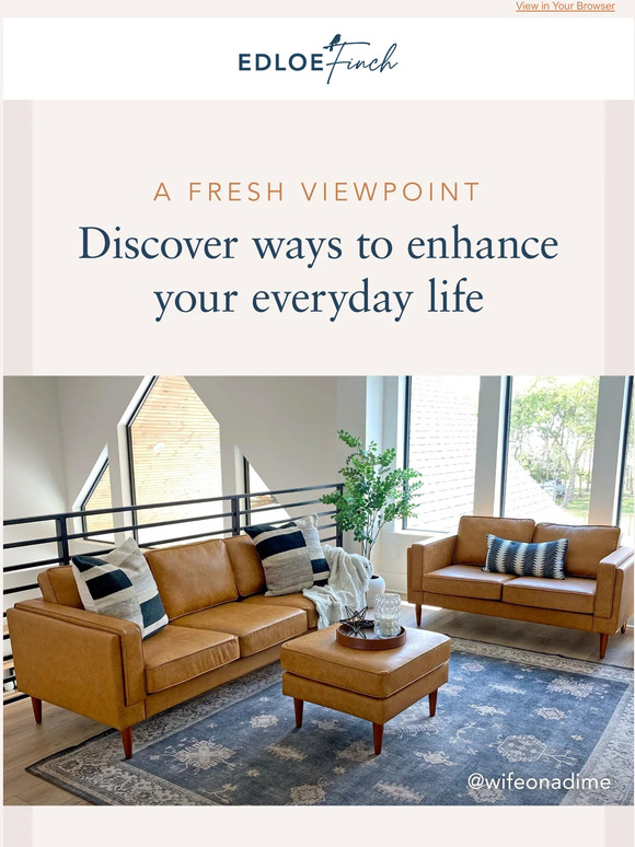 Redefine life at home this spring