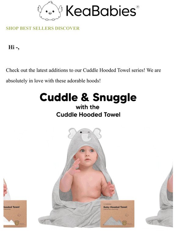 Our new Hooded Towels are absolutely adorable!