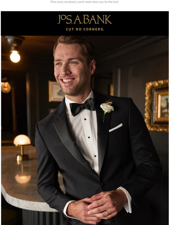 JoS A. Bank Get to know our Tuxedos. Milled