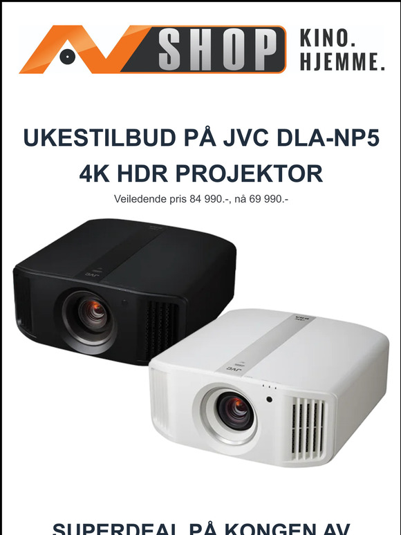 Rabatt på 15 000.- på JVCs DLA-NP5 projektor!