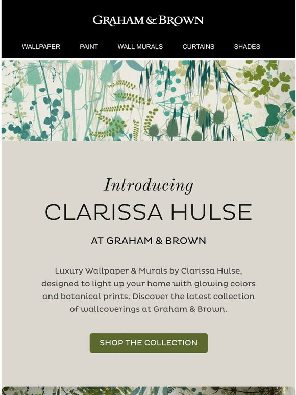 Introducing Clarissa Hulse at Graham & Brown