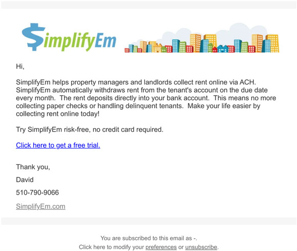Collect rent in your sleep