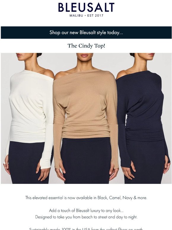 Shop The Cindy Top …Available Now!