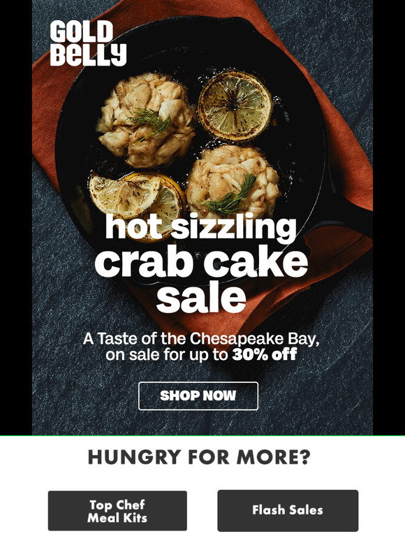 Goldbelly Our crab cake sale is almost over! 🦀 Milled