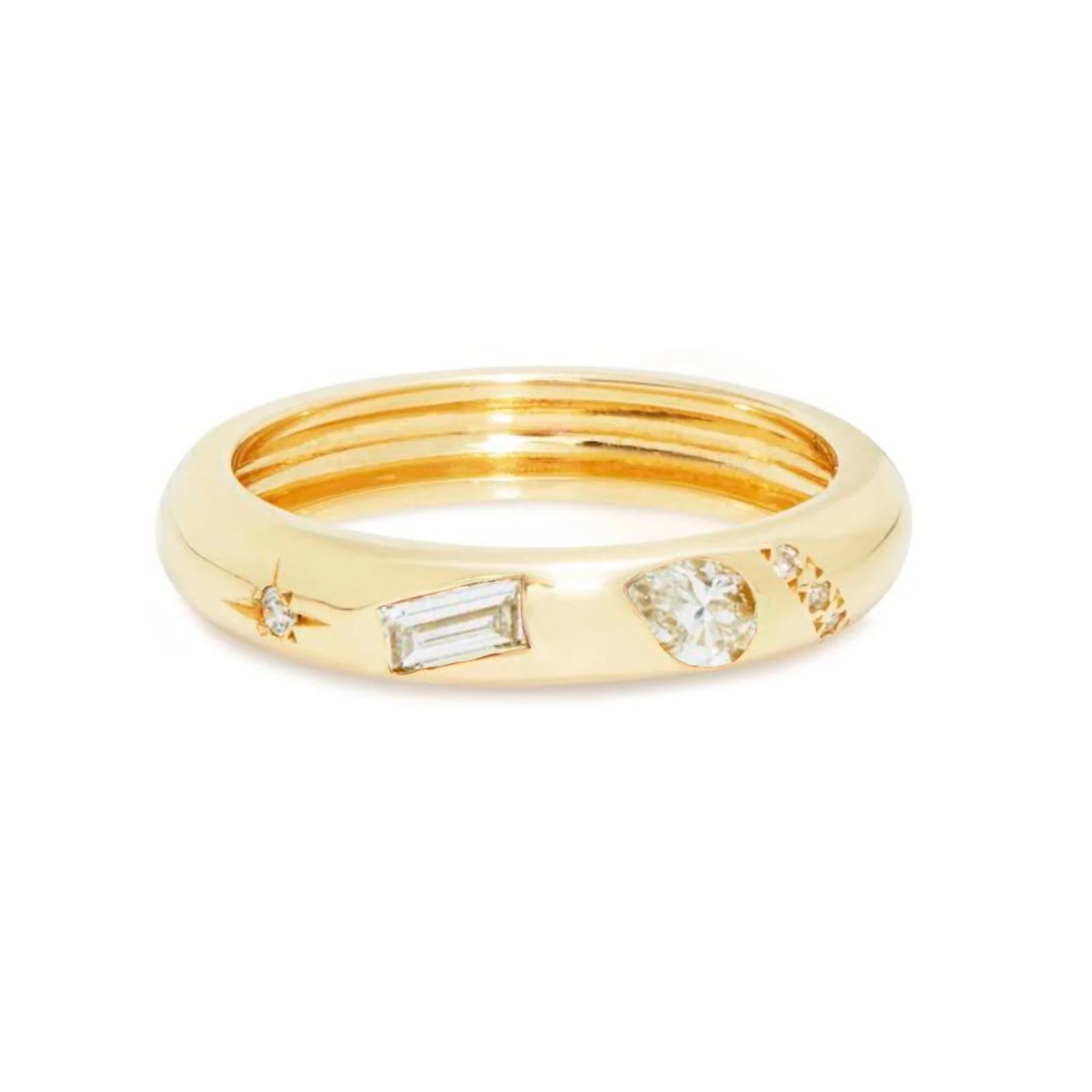 Image of Night Market Band with Diamonds (3.75mm)