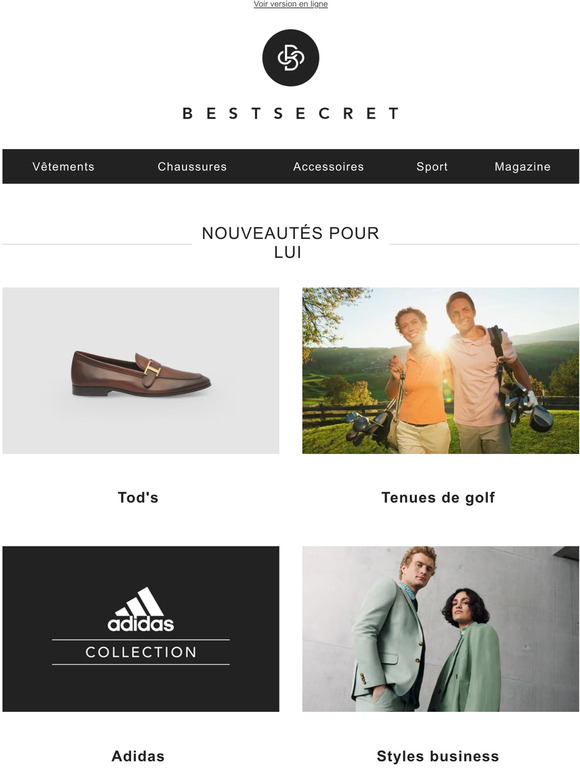 Tod's | Tenues de golf | Adidas | Styles business