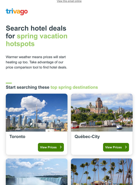 Cool prices for a warm spring break