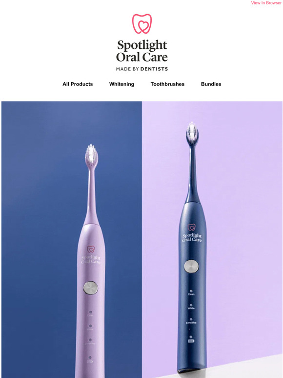 Spotlight Oral Care It's Here! Introducing our Limited Edition Sonic