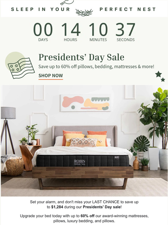 Expiring Soon! Presidents' Day Sale