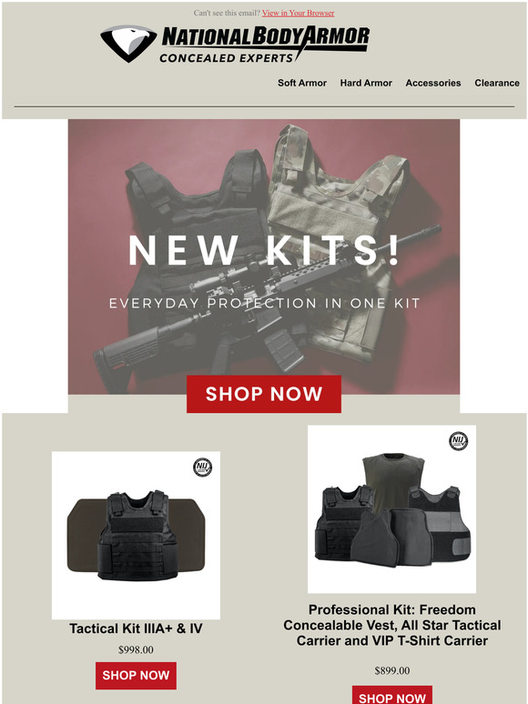 National Body Armor NEW Kits Just Dropped 🌟 Milled