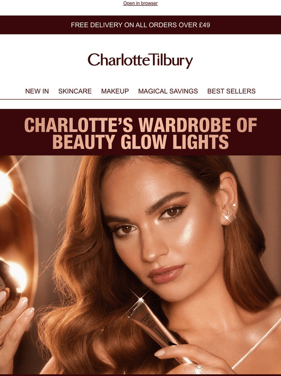 Charlotte Tilbury ICONIC, WORLDFAMOUS highlighters! Milled