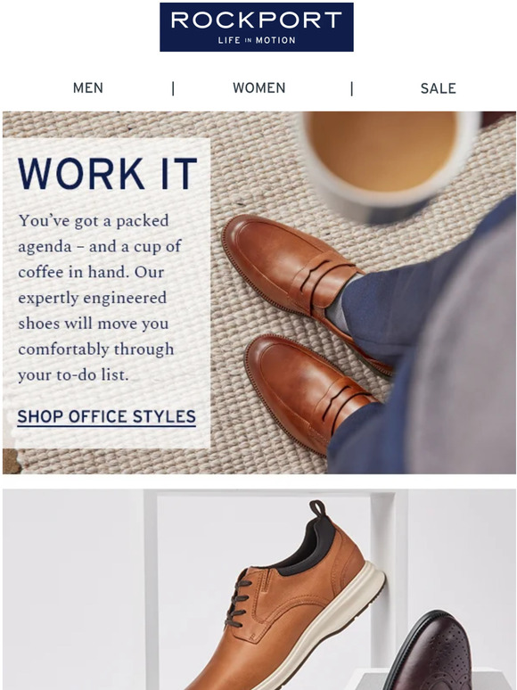 Swing into spring with new work shoes.