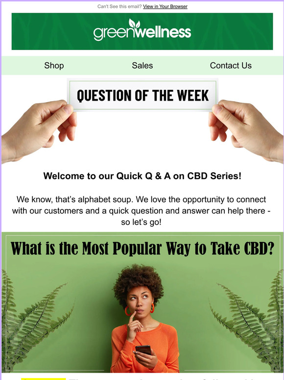 Most Popular Type of CBD