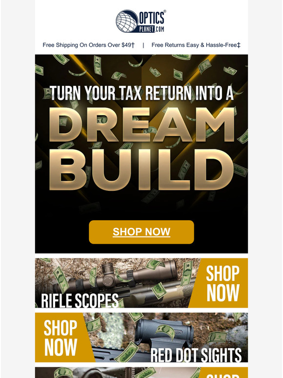 Tax Return = Dream Build Milled