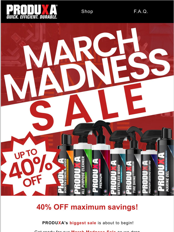 March Madness Sale begins tomorrow! 💥