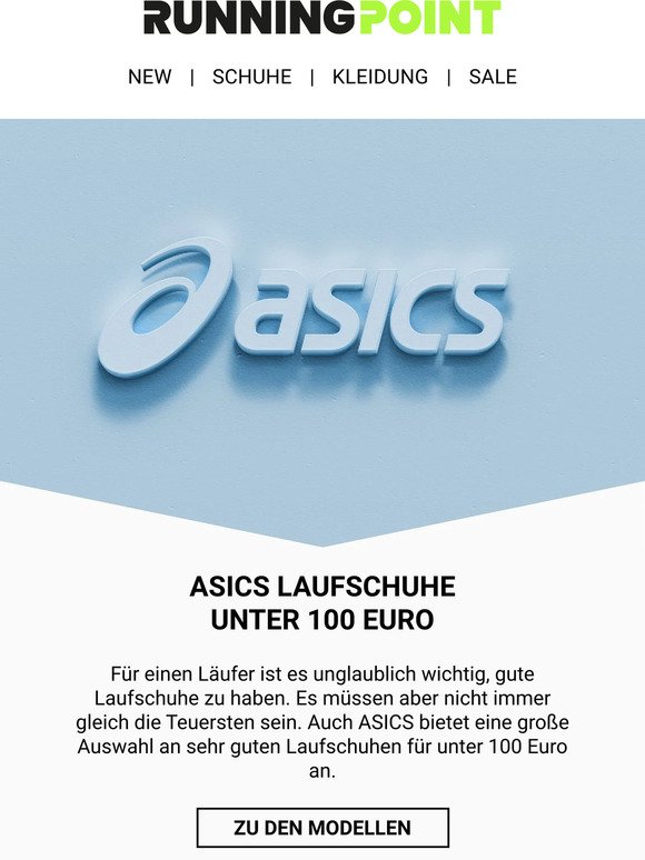 ASICS Laufschuhe unter 100 Euro
