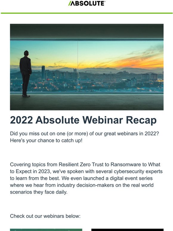 2022 Absolute Webinar Recap