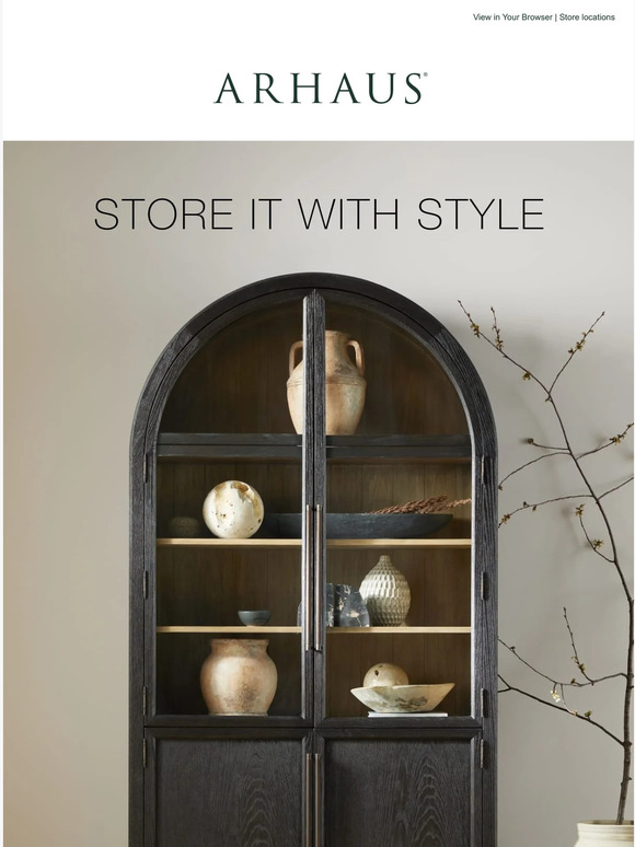 Arhaus Storage Suited for Your Style Milled