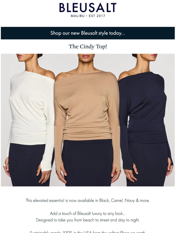 ICYMI: Shop The Cindy Top …Available Now!