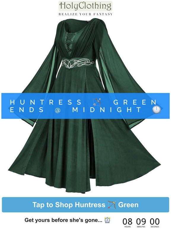 Limited Huntress 🏹 Green 🤯 Ends @Midnight ....