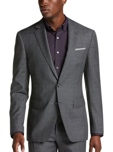 JOE Joseph Abboud Slim Fit Suit, Charcoal Plaid