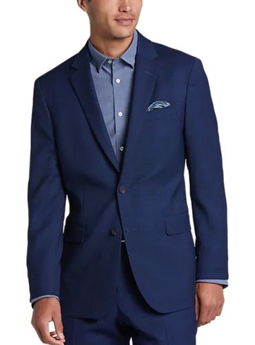 Awearness Kenneth Cole AWEAR-TECH Slim Fit Suit, Blue Plaid
