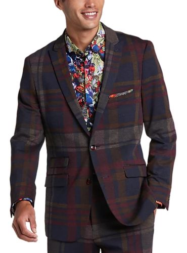 Paisley & Gray Slim Fit Suit Separates Coat, Winterberry Plaid